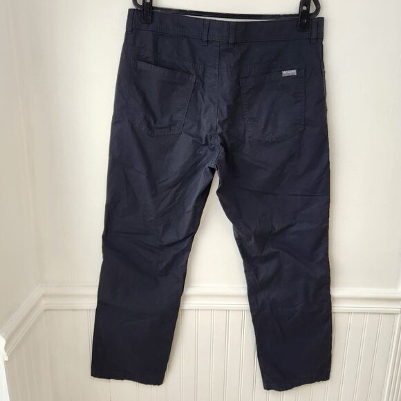 Columbia Regular Fit Black Cotton Blend Hiking Pants Men's 36x30 - Picture 2 of 7